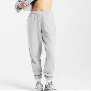 Gymshark Rest Day Sweats Joggers Light Grey Marl